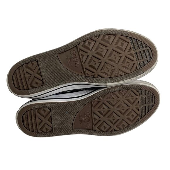 Converse Chuck Taylor All Star Hi Lace Up Sneakers Black w/ Bubbles Youth SZ 3 - Picture 4 of 7